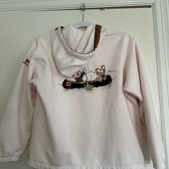VTG Donaldson Disney Women Sz:S Embroidered Canada Mickey Mouse Full Zip Hoodie. - Picture 11 of 16